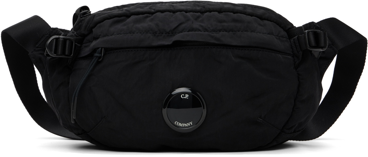 C.P. Company Black Nylon B Belt Bag