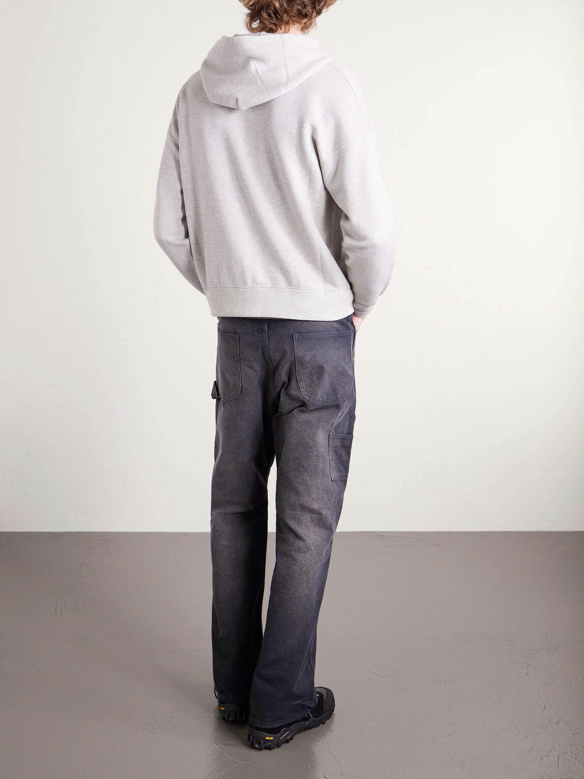 Visvim - Jumbo Wool and Cotton-Blend Jersey Zip-Up Hoodie - Gray