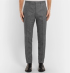 Hugo Boss - Jiro Slim-Fit Mélange Virgin Wool-Blend Tweed Trousers - Men - Gray