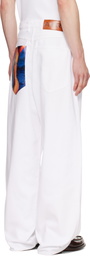ABRA White Poster Jeans