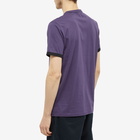 Fred Perry Authentic Men's Ringer T-Shirt in Purple Heart