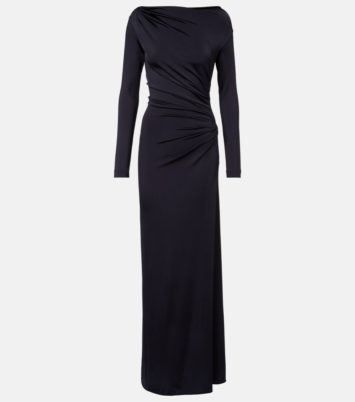 Victoria Beckham Gathered jersey maxi dress