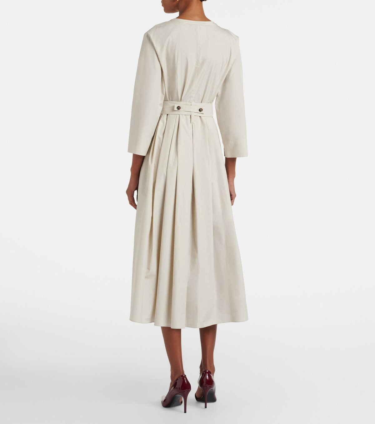 'S Max Mara Giorno belted cotton shirt dress