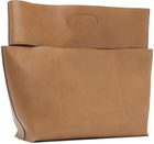 T/SEHNE SSENSE Exclusive Brown Cut-Through Bag