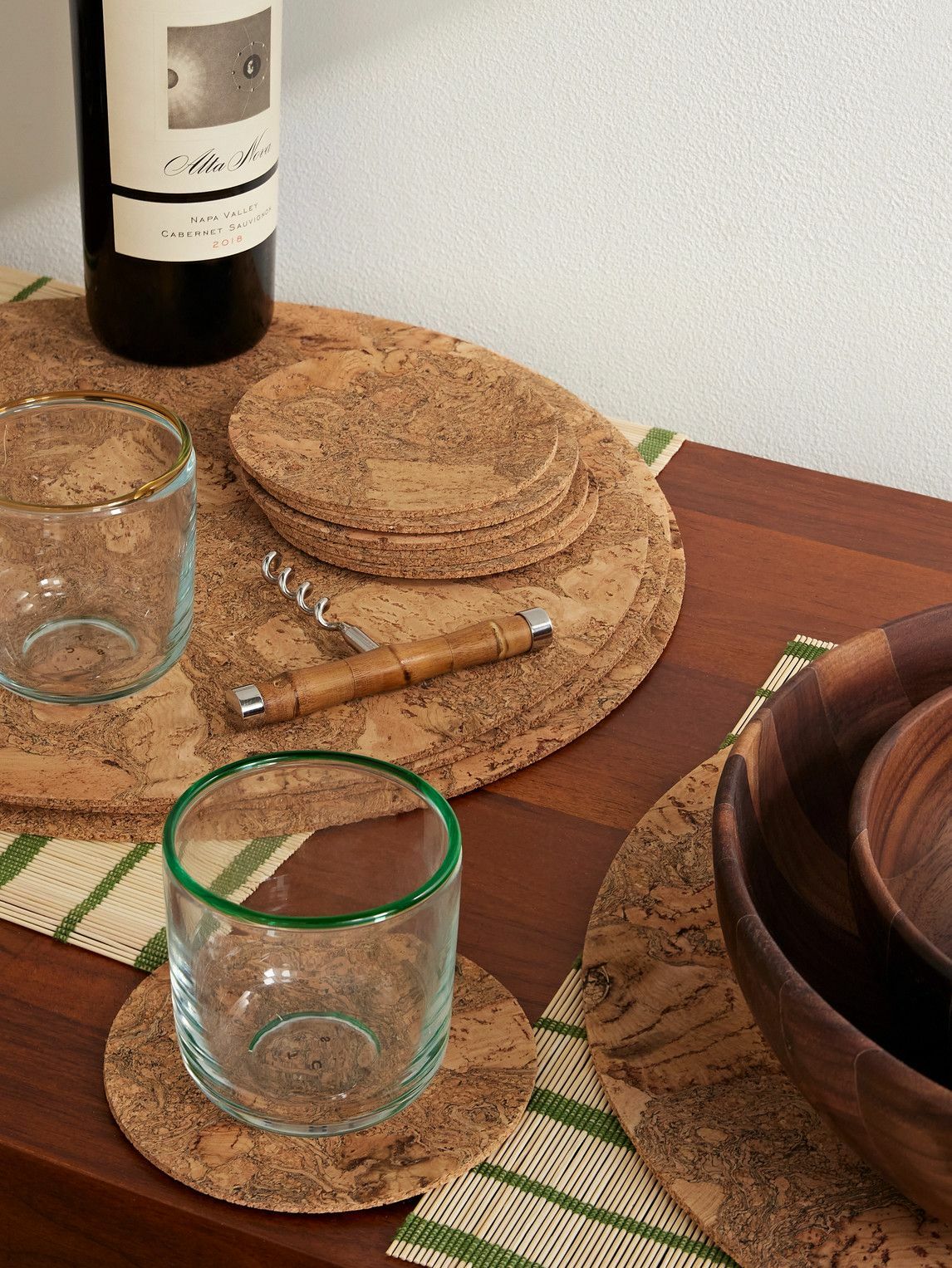 The Conran Shop - Cork Placemat and Coaster Set