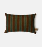 The House of Lyria Gigliola striped cotton and linen cushion