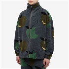 JW Anderson Men's Zip Front Casual Jacket in Grey/Green
