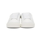 Burberry White Bio-Based Striped Sole Sneakers