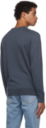 Maison Kitsuné Blue Fox Head Patch Sweater