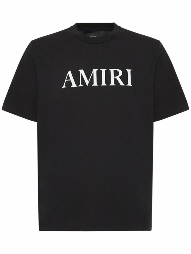 Photo: AMIRI Logo Cotton T-shirt