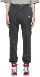 Diesel Gray D-Lab Track Denim Lounge Pants