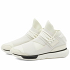 Y-3 Men's QASA Sneakers in Off White/Cream White/Black