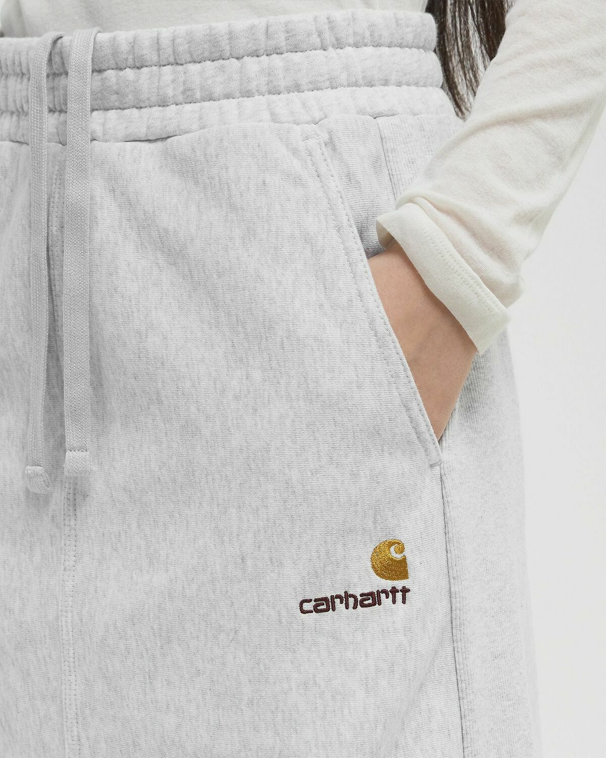 Carhartt WIP American Script Sweat Skirt Grey Women
