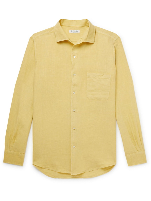 Photo: LORO PIANA - Linen Shirt - Yellow