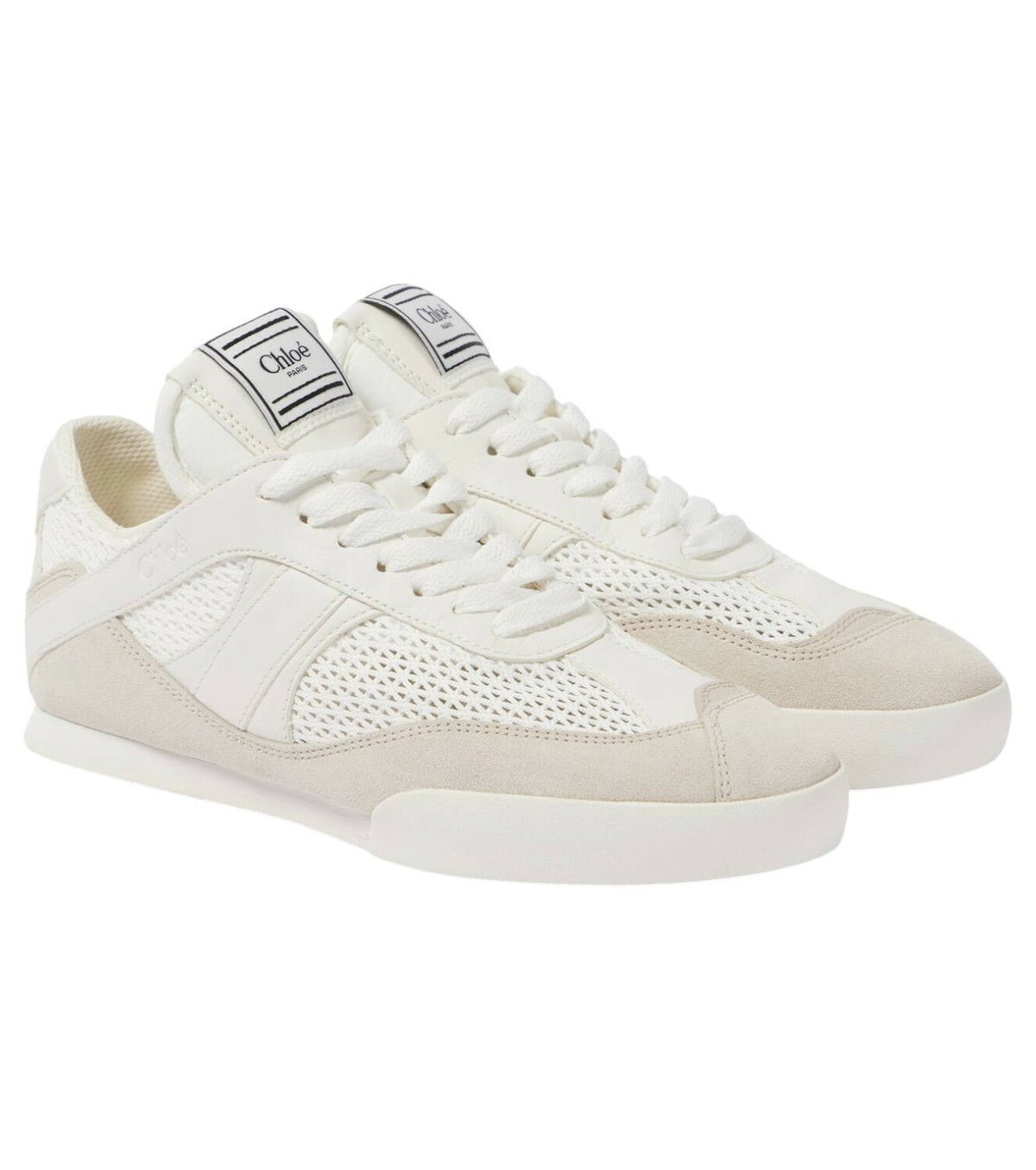 セール【Chloe】エンボスレザー☆Lauren スニーカー Silver Chloe Silver Glitter Lauren Sneakers Chloe