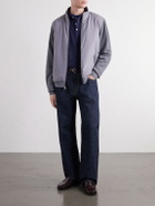 Peter Millar - Solarspun Waffle Knit-Trimmed Shell Jacket - Gray