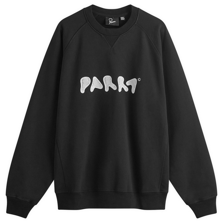 Photo: By Parra Men's Blob Logo Sweatshirt in Washed Black