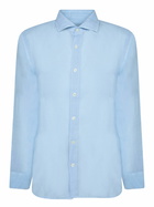 120% Lino Aqua Slim Fit Linen Shirt