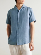 Brioni - Linen Shirt - Blue