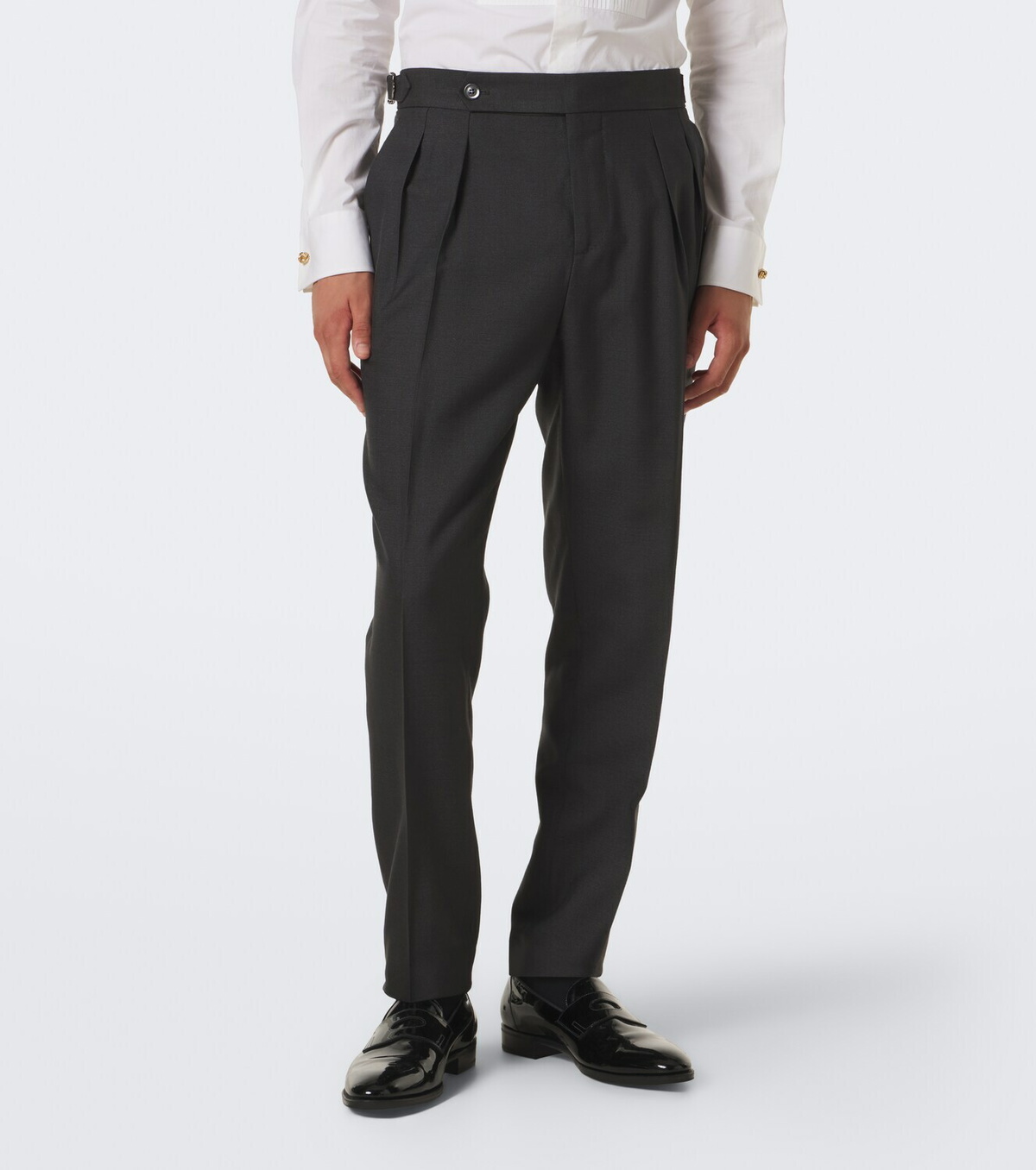 Brunello Cucinelli Silk tuxedo pants
