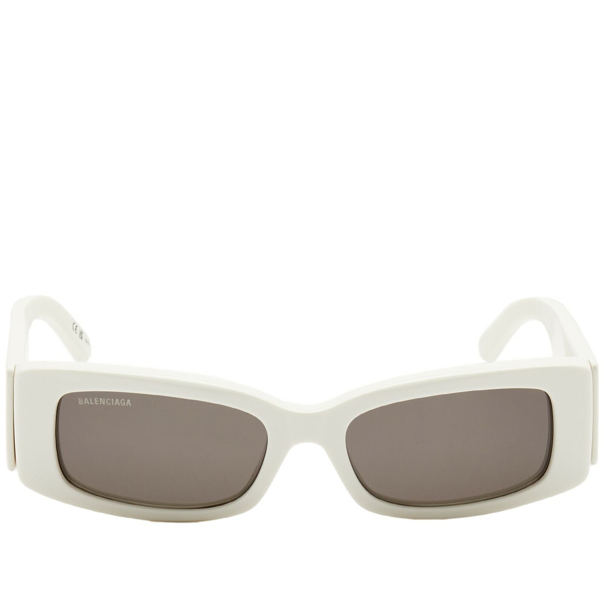 BB0260S 003 RECTANGULAR SUNGLASSES - WHITE