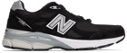 New Balance Black Made In US 990v3 Sneakers