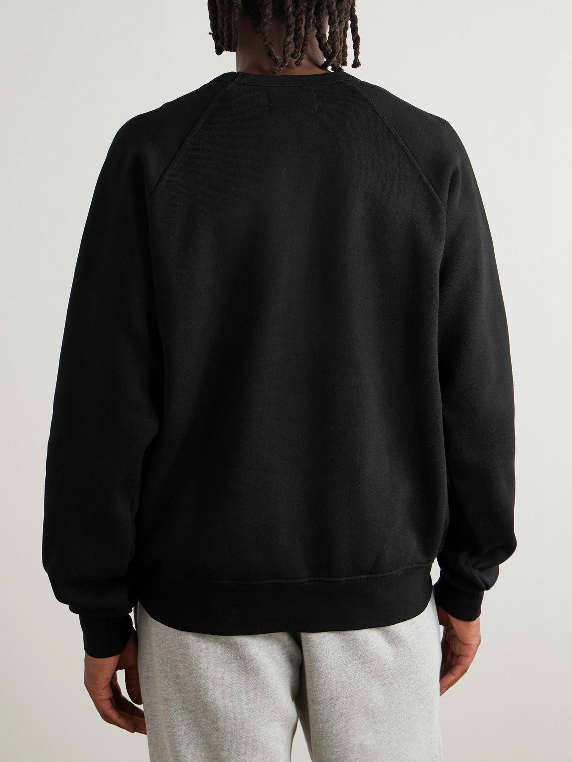 Les Tien - Cotton-Jersey Sweatshirt - Black