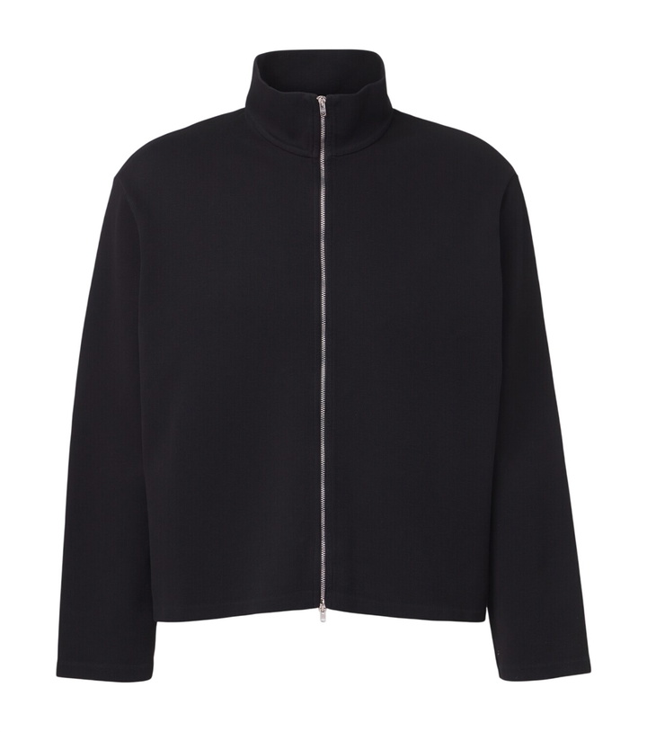 Photo: Our Legacy Shrunken cotton zip-up sweatshirt