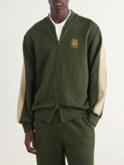 Aimé Leon Dore - Saint George Logo-Embroidered Striped Cotton Track Jacket - Green