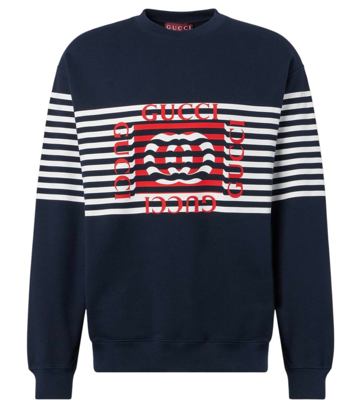 Photo: Gucci Logo cotton jersey sweatshirt