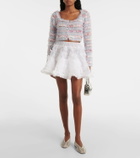 Susan Fang Ruffled cropped cardigan
