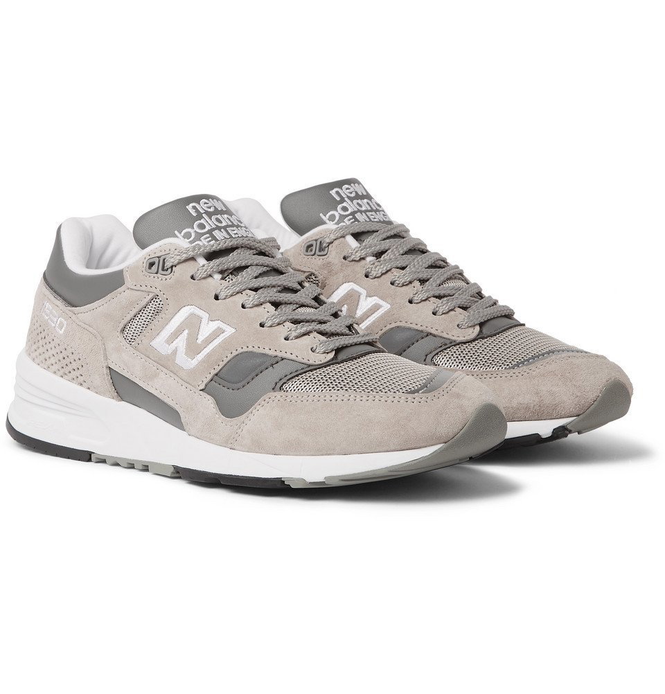New Balance - Leather and Sneakers - Gray New Balance