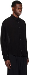 AMI Paris Black Boxy Shirt