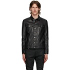 Saint Laurent Black Classic Leather Jacket