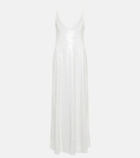 Khaite - Carina sequined slip dress