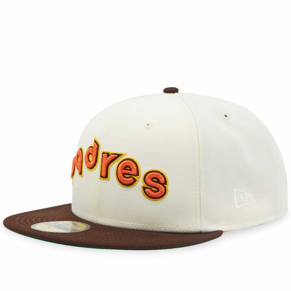 San Diego Padres New Era Retro 59FIFTY Fitted Hat - Stone/Brown
