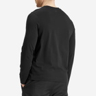 AMI Paris Men's Small Red ADC Classic Long Sleeve T-Shirt in Black
