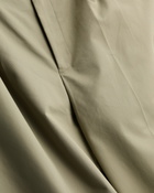 Christopher Esber Leather-trimmed Wide-leg Cotton-blend Trousers Beige