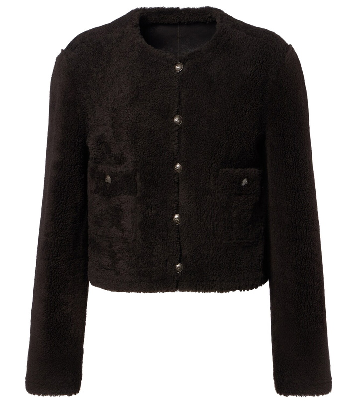 Photo: Dorothee Schumacher Soft Touch cropped reversible leather jacket