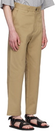 Studio Nicholson Tan Bill Trousers