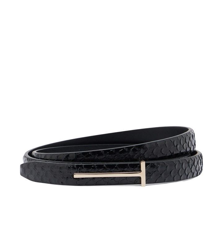 Photo: Tom Ford T Icon croc-effect leather belt