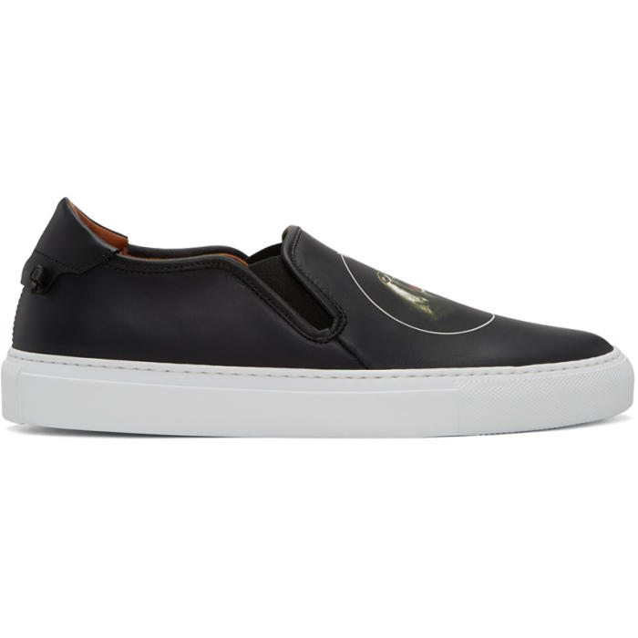 Givenchy Black Monkey Brothers Street Skate III Slip-On  display picture 3