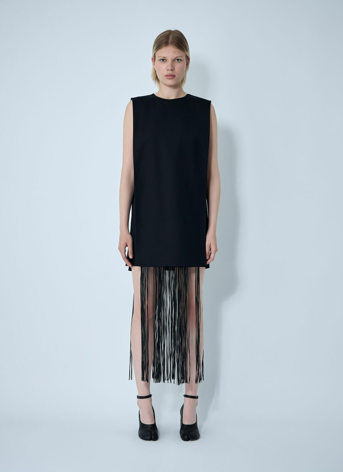 Sportmax Finnici Fringe Midi Dress