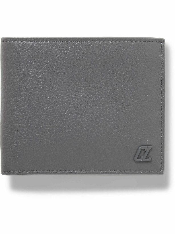Photo: Christian Louboutin - Logo-Appliquéd Full-Grain Leather Billfold Wallet
