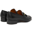 Gucci - Paride Webbing-Trimmed Tasselled Leather Loafers - Black