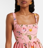 Agua by Agua Bendita Barbara Mini printed cotton minidress