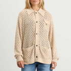 TOGA ARCHIVES Women's Lace Knit Cardigan in Off White