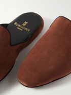 Rubinacci - Suede Slippers - Brown