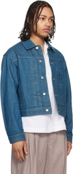 Hugo Blue Logo Patch Denim Jacket
