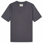 Folk Men's Contrast Sleeve T-Shirt in Graphite